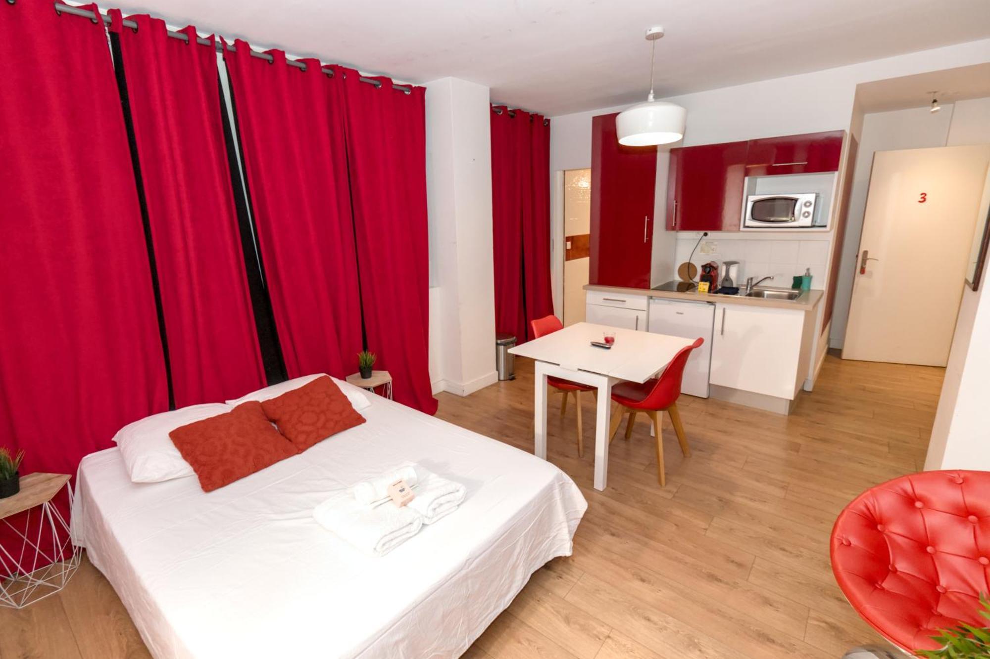 Studio rouge Ramblas Centre Toulouse Exterior foto